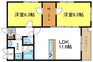 アメニティ平野の物件間取画像